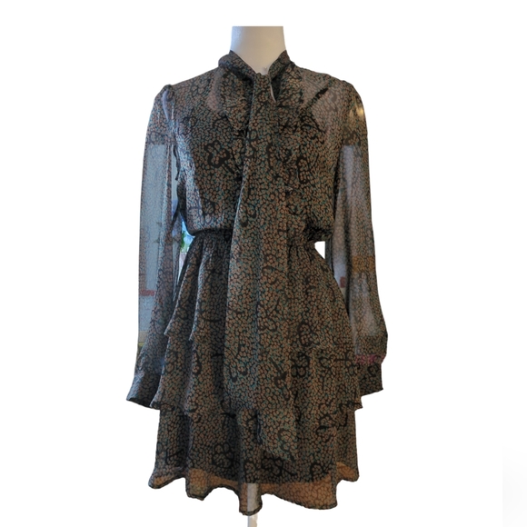 janeplusone Dresses & Skirts - Janeplusone dress size S color black blue brown.
